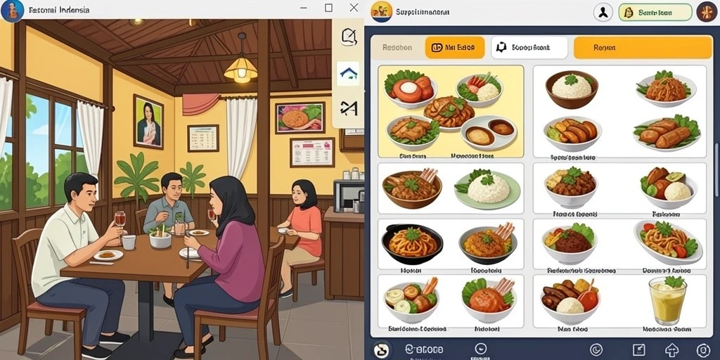Tampilan antarmuka yang menarik dan mudah digunakan.