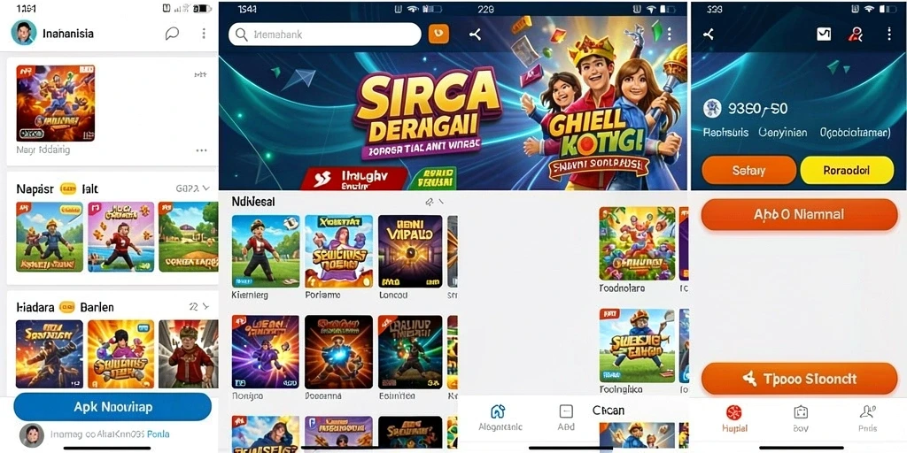 Tampilan awal yang menarik dan intuitif.