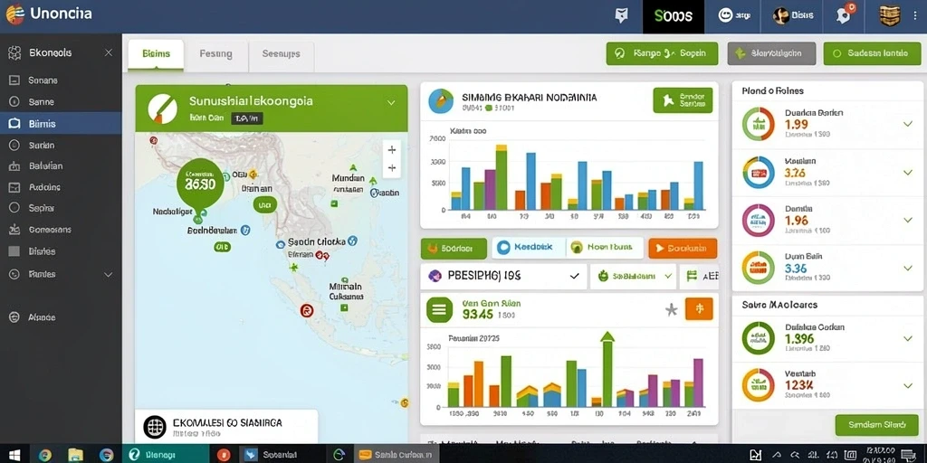 Screenshot menampilkan tampilan antarmuka utama yang menarik.