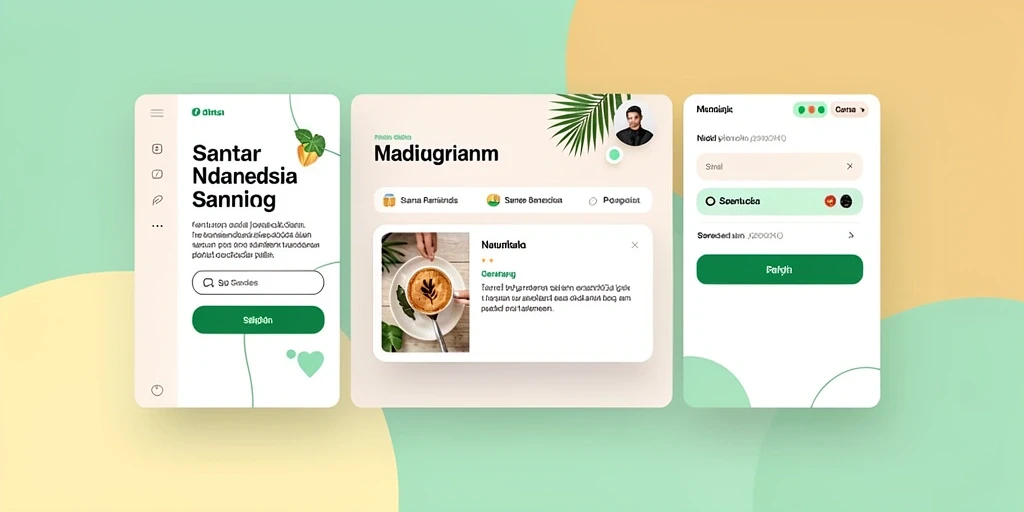 Tampilan antarmuka yang modern dan mudah digunakan.