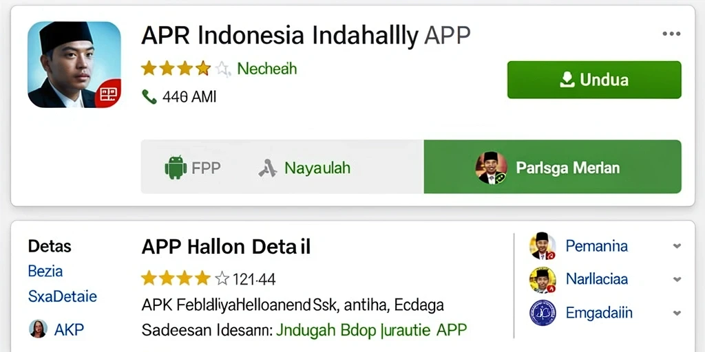 Screenshot menunjukkan antarmuka pengguna yang sederhana dan menarik.