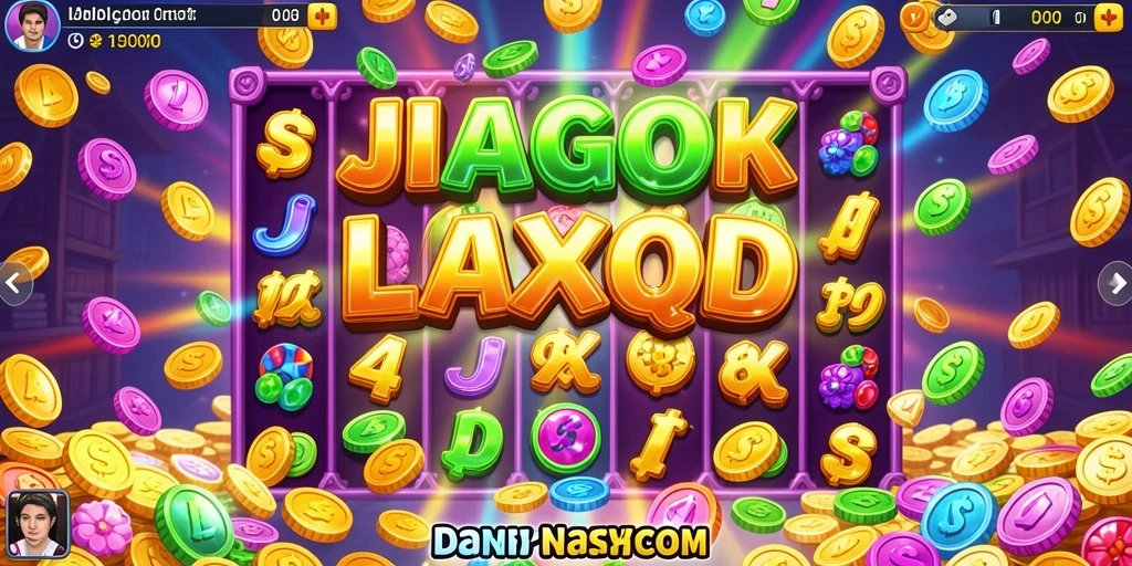 Tampilan utama game dengan karakter menarik.