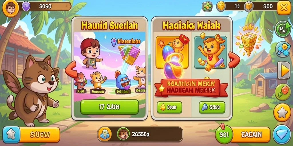 Antarmuka pengguna yang intuitif dan menarik.