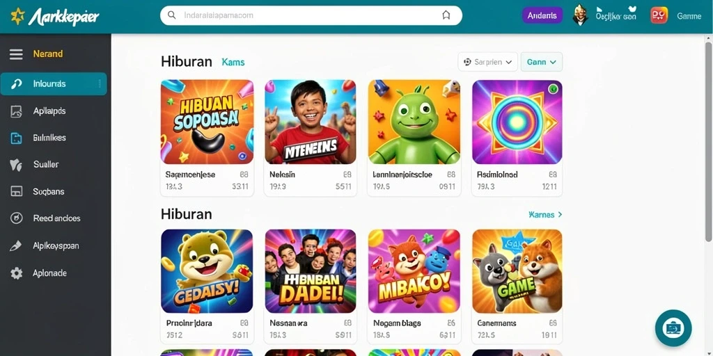 Tampilan antarmuka yang modern dan user-friendly.