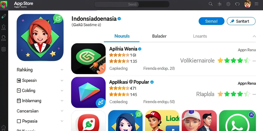 Tampilan antarmuka yang intuitif dan menarik.