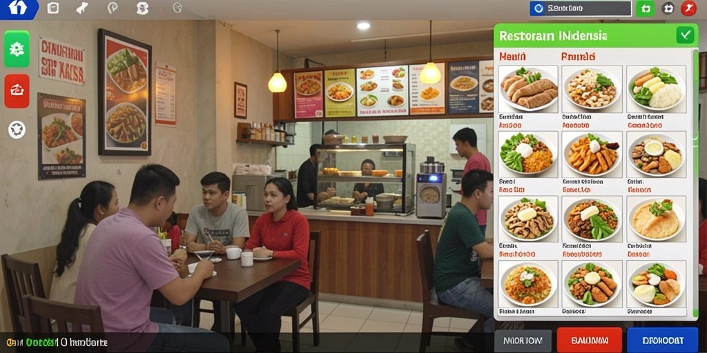 Screenshot menampilkan level pertama yang penuh tantangan.