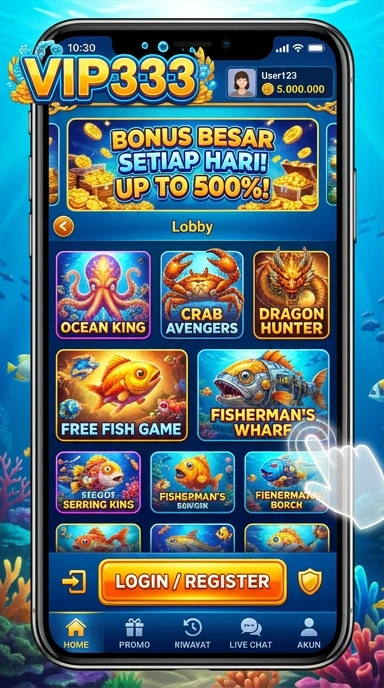 Cuplikan layar menu unduhan vip333 untuk perangkat Android