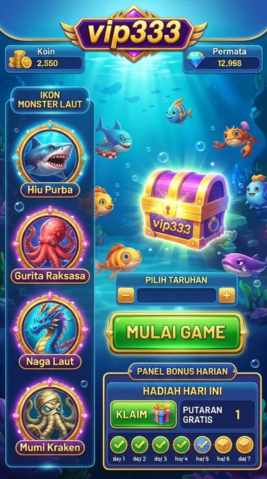 Galeri pratinjau visual vip333 build APK resmi terbaru